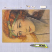 WT Benda Art Deco Woman - ontkoppeling Tissuepapier (Craft)