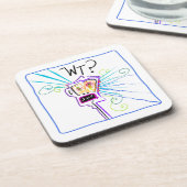 WT? WAT? EMOJI Meemogie Bier Onderzetter (Linkerzijde)