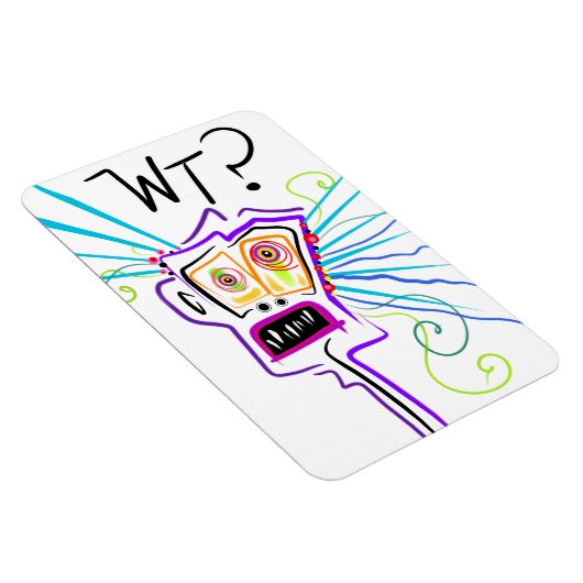 WT? WAT? EMOJI Meemogie Magneet (Rechterzijde)