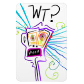 WT? WAT? EMOJI Meemogie Magneet (Verticaal)