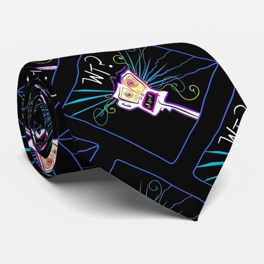 WT? WAT? EMOJI Meemogie Stropdas (Opgerold)