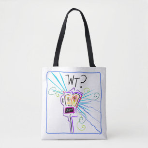 WT? WAT? EMOJI Meemogie Tote Bag
