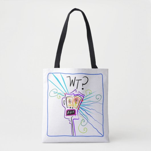 WT? WAT? EMOJI Meemogie Tote Bag (Voorkant)