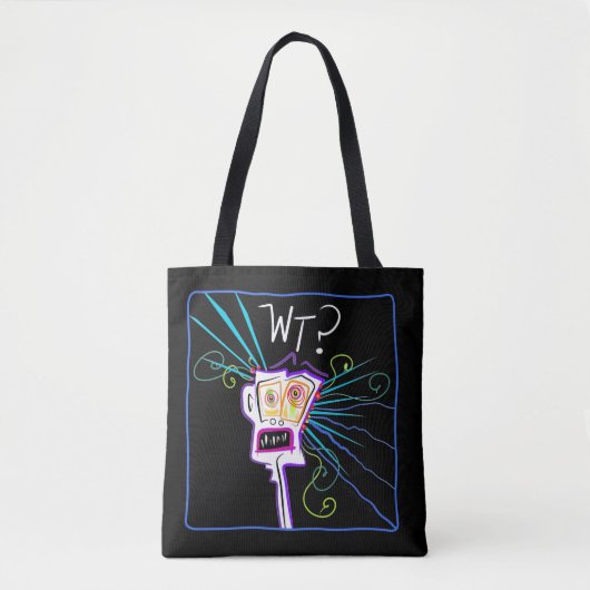 WT? WAT? EMOJI Meemogie Tote Bag (Voorkant)