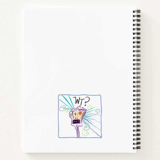 WT? - WAT IS HET? EMOJI Meemogie Notitieboek (Achterkant)