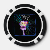 WT? - WAT IS HET? EMOJI Meemogie Poker Chips (Achterkant)