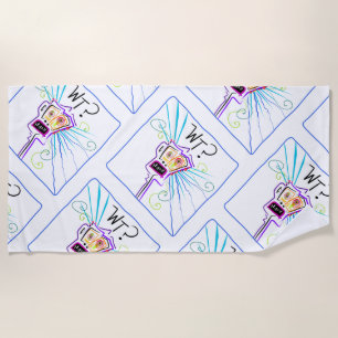 WT? - WAT IS HET? EMOJI Meemogie Strandlaken