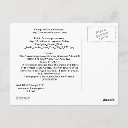 WTC5 BRIEFKAART (Achterkant)