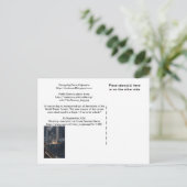 WTC6 40% transparant afbeelding, op briefkaart ter (Staand voorkant)