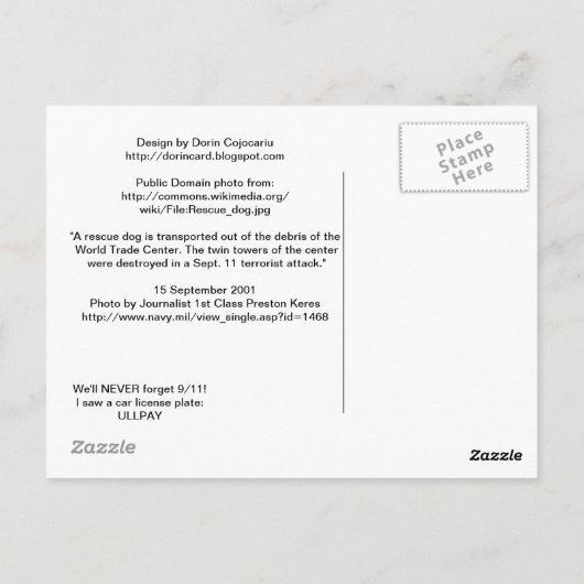 WTC6 BRIEFKAART (Achterkant)