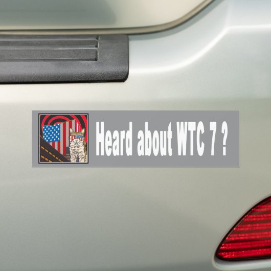 "WTC 7" bumpersticker (Op auto)