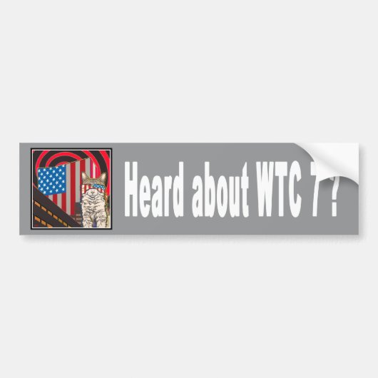 "WTC 7"-Bumpersticker Bumpersticker (Voorkant)