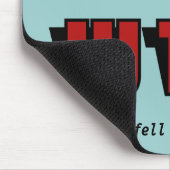 WTC 7 WTF? in het blauw Muismat (Hoek)