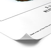 WTC stalen dwarsafdrukken Poster (Hoek)