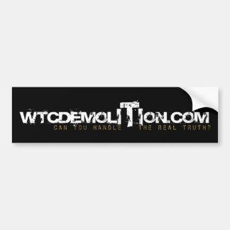 WTCDEMOLITION.COM BUMPERSTICKER