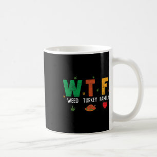 Wtf1 Wijnkalkoen Voetbal - Leuke Thanksgiving Day Koffiemok