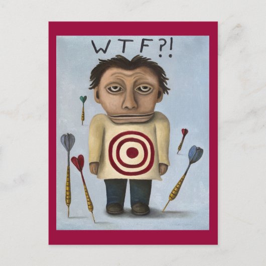 WTF!  2 BRIEFKAART (Voorkant)