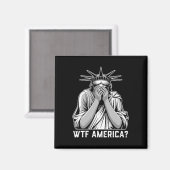 Wtf America Trump Magneet (Voorkant / Achterkant)