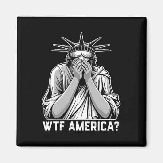 Wtf America Trump Magneet (Voorkant)
