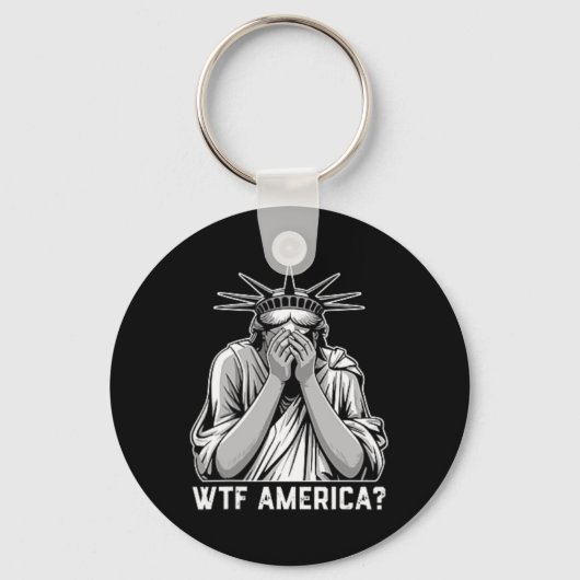 Wtf America Trump  Sleutelhanger (Voorkant)