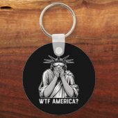 Wtf America Trump  Sleutelhanger (Voorkant)