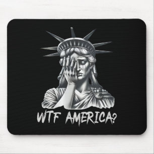 WTF Amerika Anti-Trump Politieke en Democratie 1 Muismat