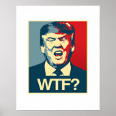 WTF - Anti-Trump Poster - Anti-Trump - (Voorkant)