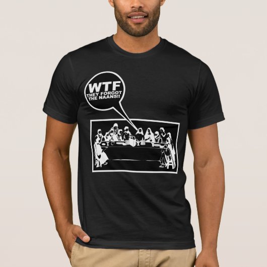 WTF atheïst T-shirt (Voorkant)