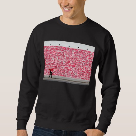 (WTF) Black Graphic Sweatshirt (Voorkant)