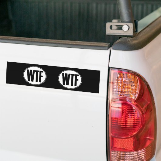 WTF BUMPERSTICKER (Op Truck)