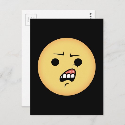 WTF Emoji Briefkaart (Voorkant / Achterkant)