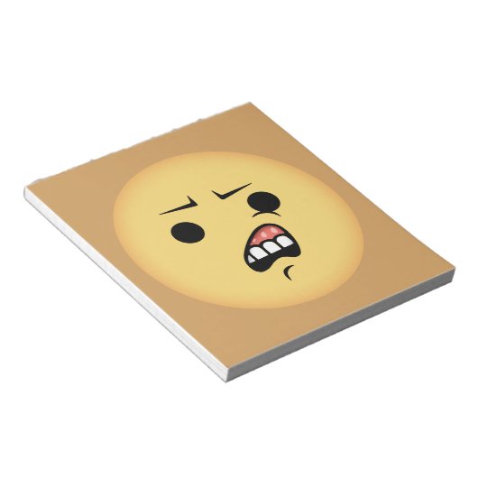 WTF Emoji Notitieblok (Schuin)