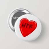 WTF-hart Ronde Button 5,7 Cm (Voorkant /achterkant)