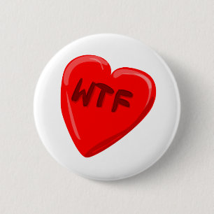 WTF-hart Ronde Button 5,7 Cm