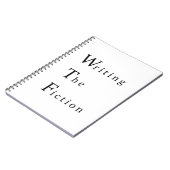 WTF het schrijven van het Fiction spiral Notitiebo Notitieboek (Linkerzijde)