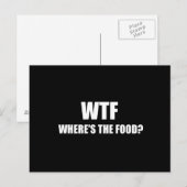 WTF: Het voedsel Briefkaart (Voorkant / Achterkant)