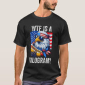 WTF is een Kilogram Grappig 4 juli Patriottische E T-shirt (Voorkant)