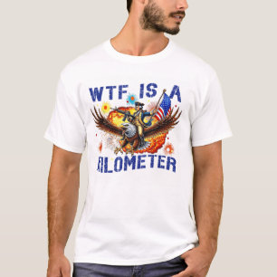 wtf is een kilometer arend t-shirt