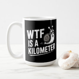 WTF is een kilometer Koffiemok