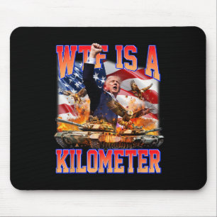 WTF is een kilometer lange Donald Trump grappige T Muismat