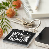 WTF is een kilometer Sleutelhanger (Voorkant Rechts)