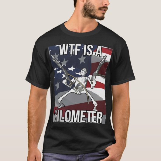 WTF is een Kilometer T-shirt (Voorkant)
