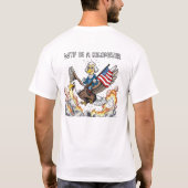 WTF is een kilometer uitgelegd T-shirt (Achterkant)