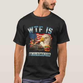 WTF is een kilometerslange adelaarsbadge met Ameri T-shirt