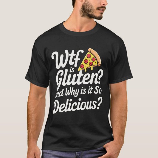 wtf is gluten t-shirt (Voorkant)