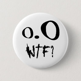 WTF? -Knoop Ronde Button 5,7 Cm