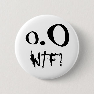 WTF? -Knoop Ronde Button 5,7 Cm