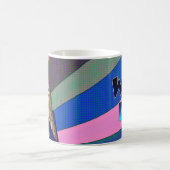 WTF-leven? Funny Pop Art Woman verbaasd Koffiemok (Center)