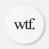 wtf-magneet magneet (Voorkant)