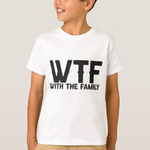 WTF Met De Familie Grappige Zomer Vakantie Matchin T-shirt